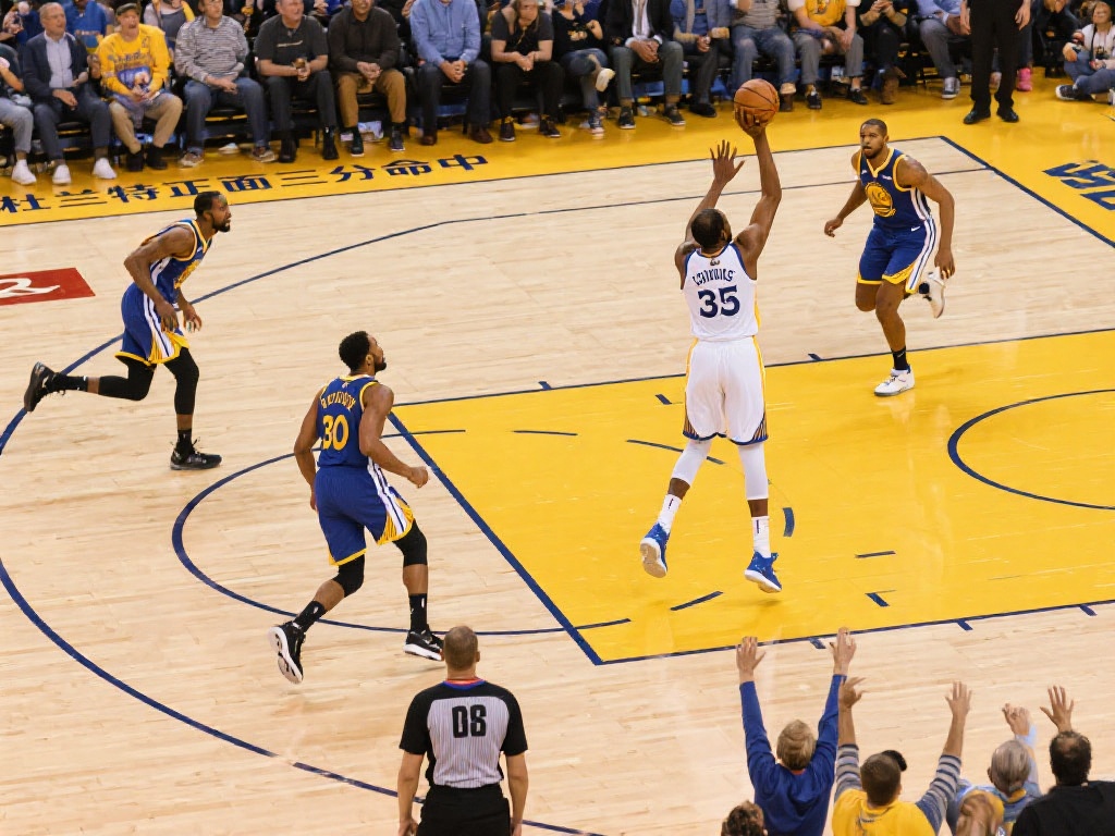 琼斯妙传中路助攻,杜兰特正面三分飙中 以这次“琼斯横传中路 杜兰特正面三分命中